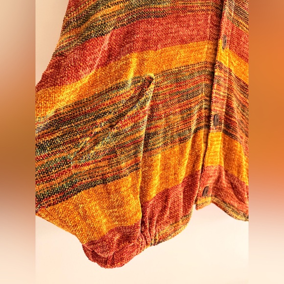 LOOMINUS Weavers 90s ARTIST L XL 1X Handwoven Art- Sweater Coat Jacket - Picture 4 of 16